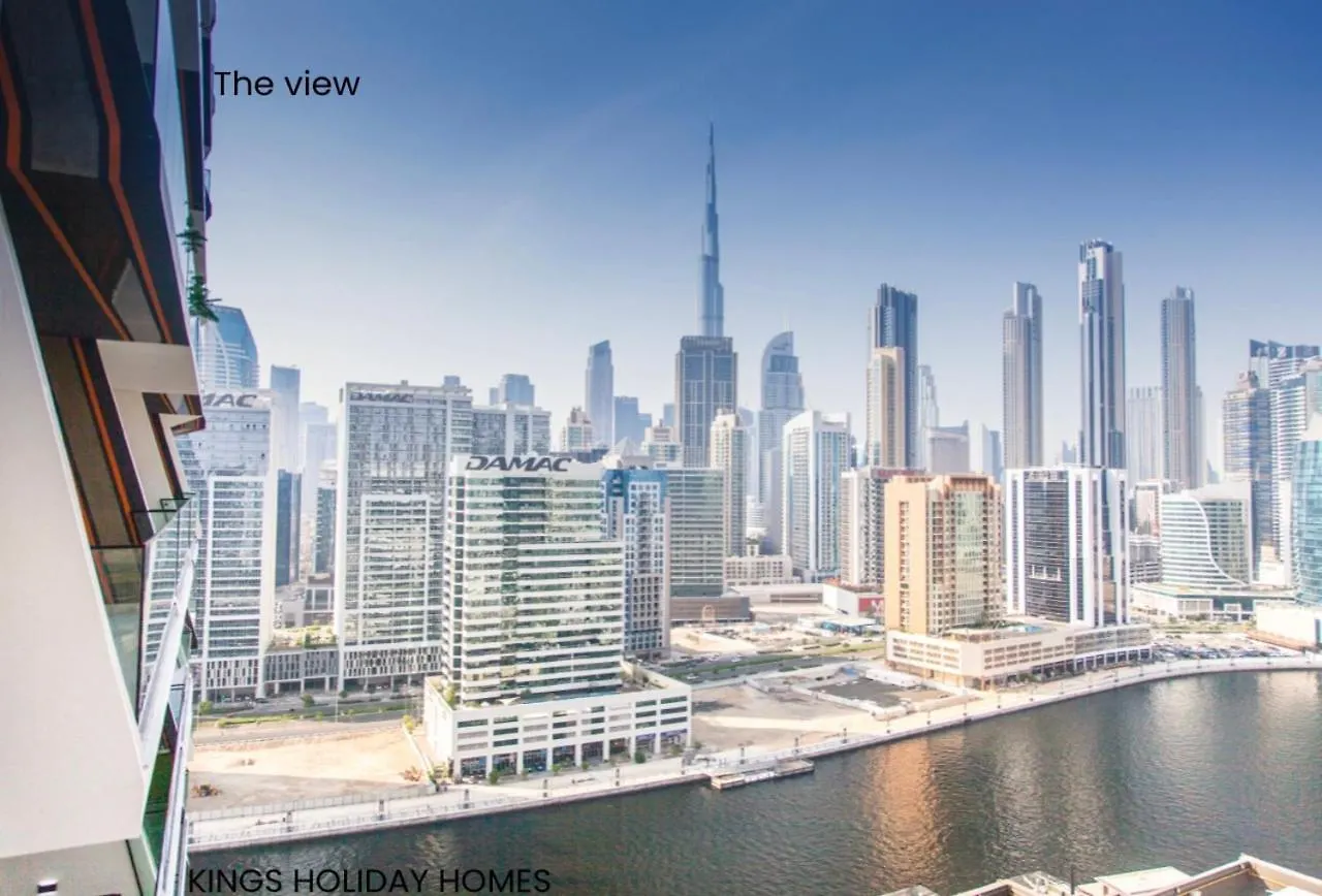 Binghatti Canal , Burj Khalifa View With Private Jacuzzi And Cinema Screen ,Kings Dubai